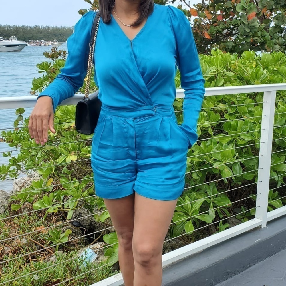 Young Fabulous & Broke Satin Jumpsuit - Picture 2 of 2
